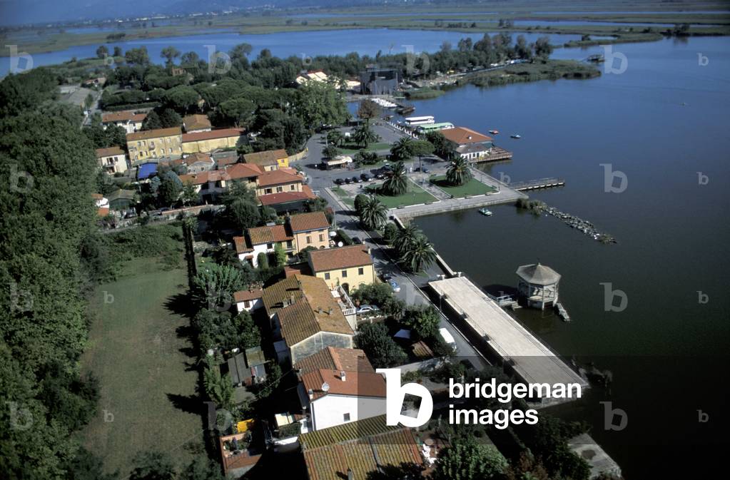 Cityscape, Torre del Lago Puccini, Tuscany, Italy
