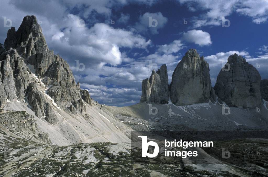 Monte Paterno and Tre Cime di Lavaredo, Alto Adige, Italy
