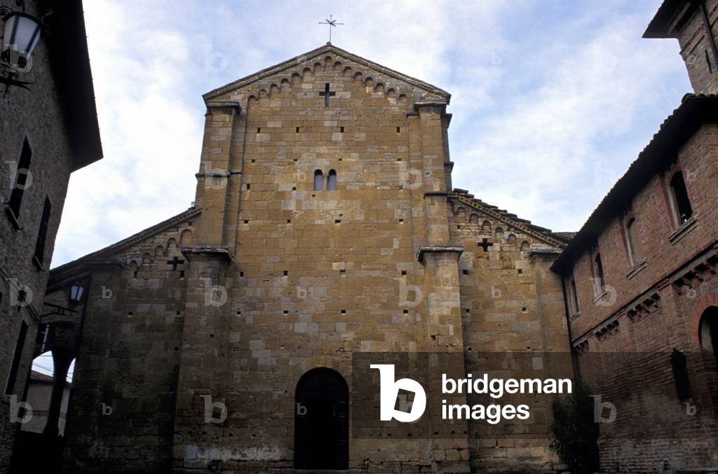 Santa Maria Assunta church, Castell'Arquato, Emilia Romagna, Italy