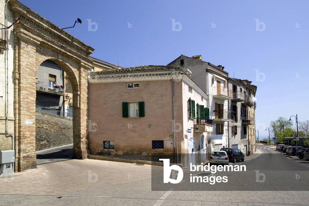 Sant'Egidio city gate, Città Sant'Angelo, Abruzzo, Italy