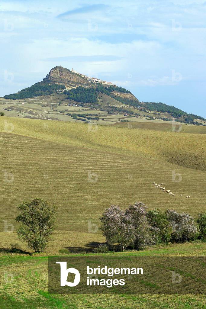 Valley of Ofanto river near Cairo, Irpinia, Campania, Italy
