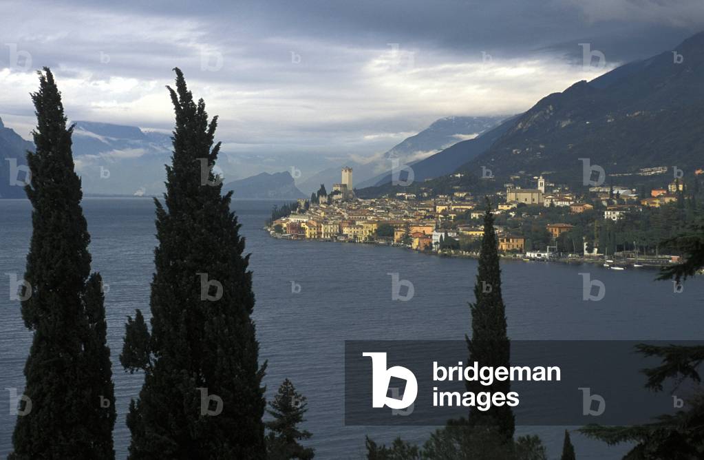 Landscape, Malcesine, Veneto, Italy