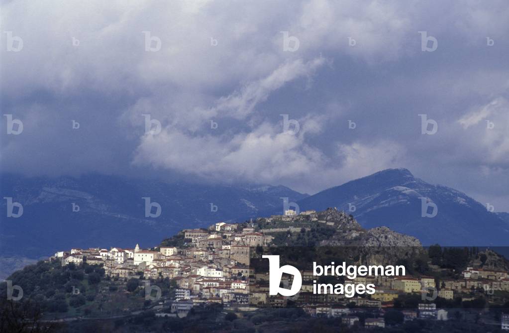 Cityscape, Roctagloriosa, Cilento, Campania, Italy