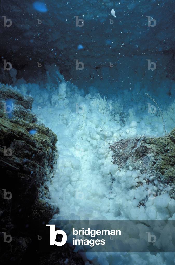 Sulphureous formations, CNR volcanology research, Aeolian Islands, Sicily, Italy