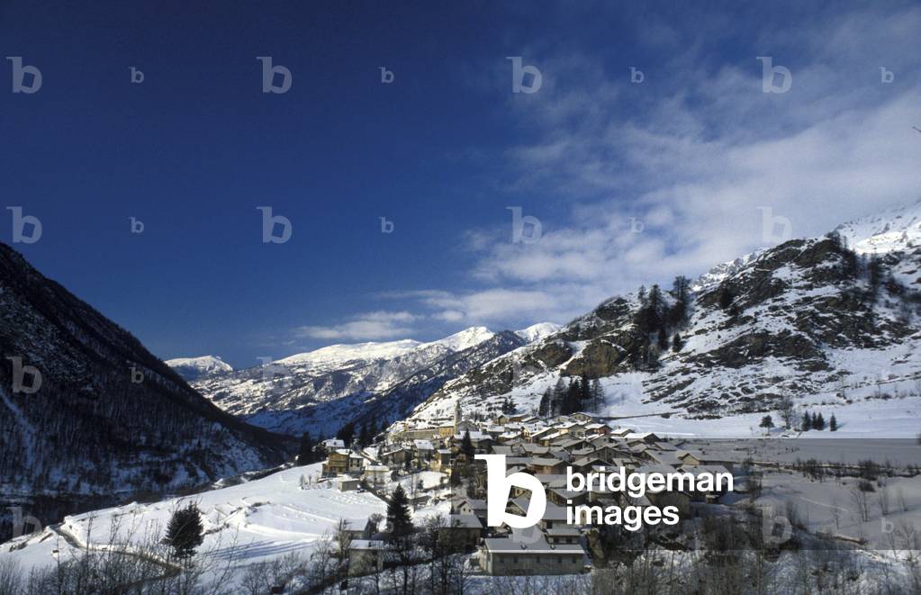 Cityscape, Moncenisio, Piedmont, Italy