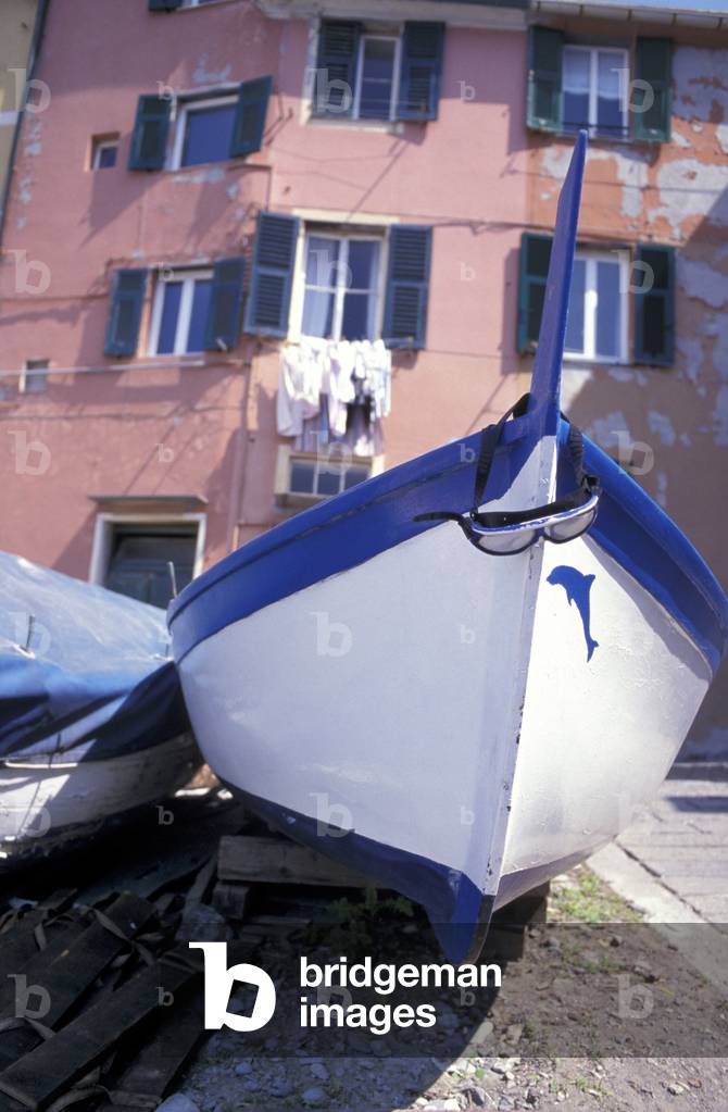 Boat, Boccadasse, Genoa, Ligury, Italy