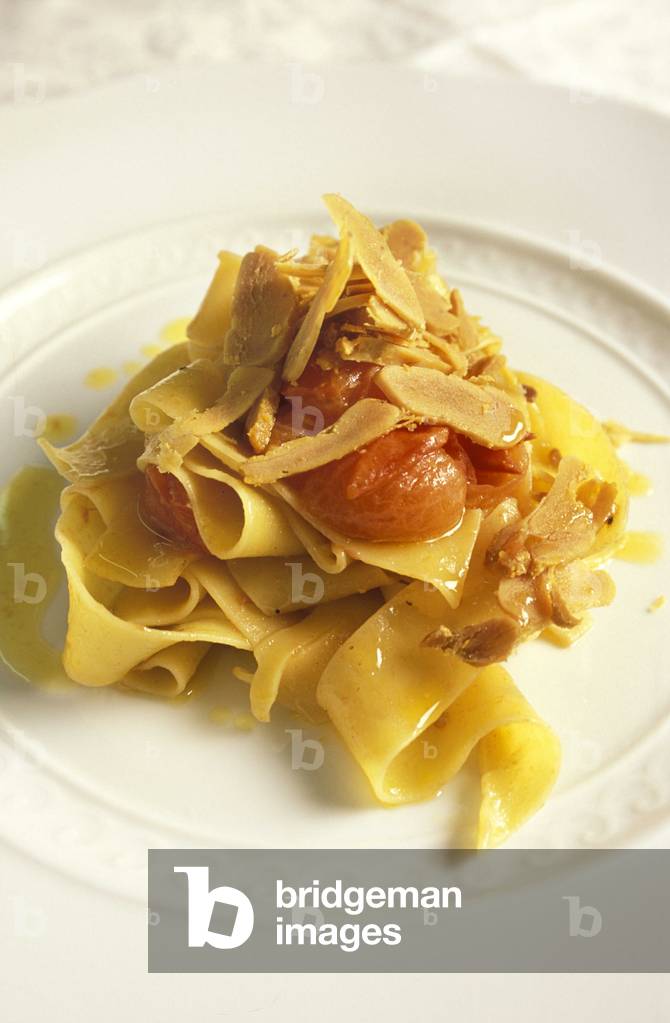 Pappardelle with botargo, Baldin restaurant, Genoa, Ligury, Italy