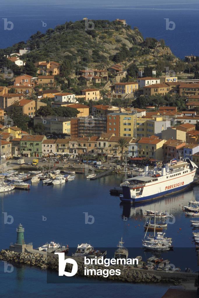 Giglio Harbour, Isola Del Giglio, Toscana, Tuscany, Italy
