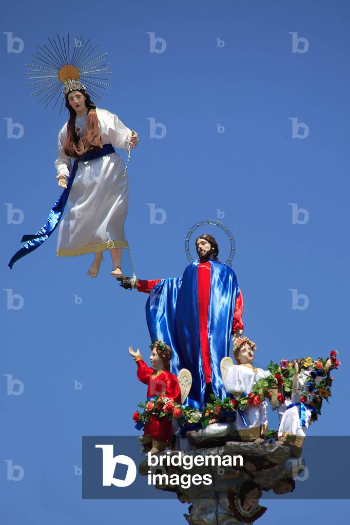Assunta statue, Vara feast, Messina, Sicily, Italy