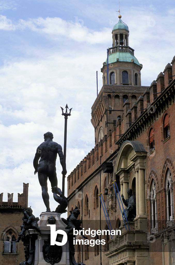 Nettuno fountain, Bologna, Emilia-Romagna, Italy