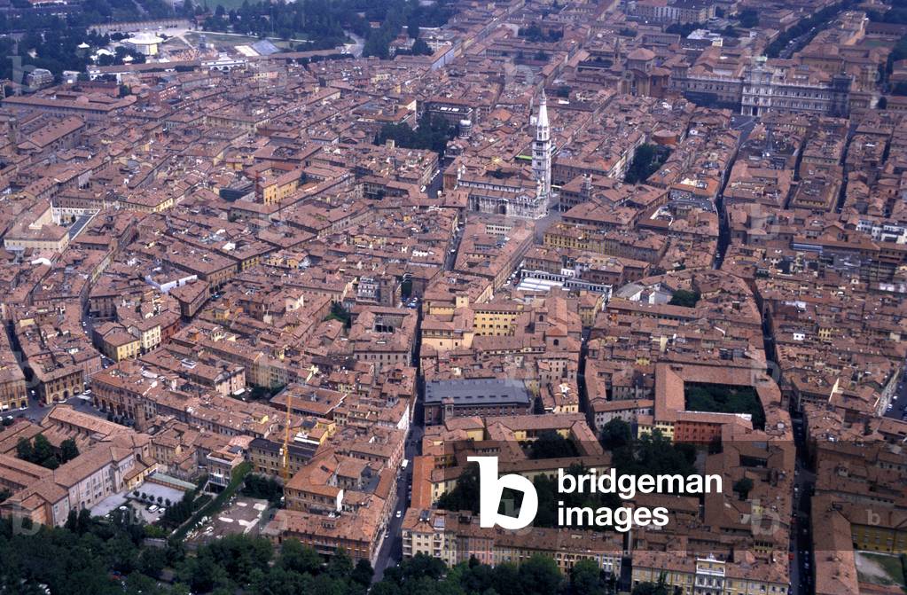 Aerial view, Modena, Emilia Romagna, Italy