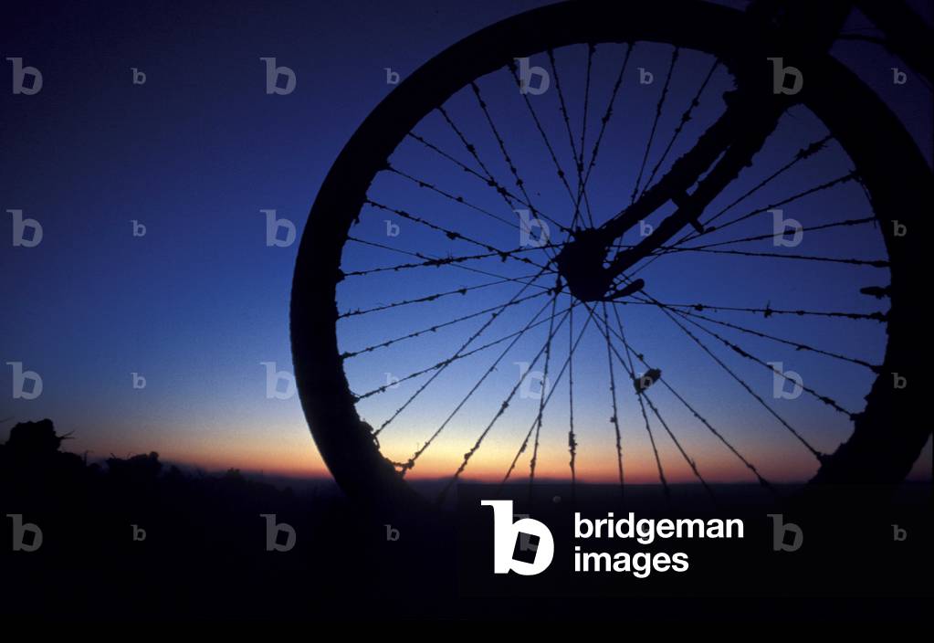 Sunset, Biking around Italy