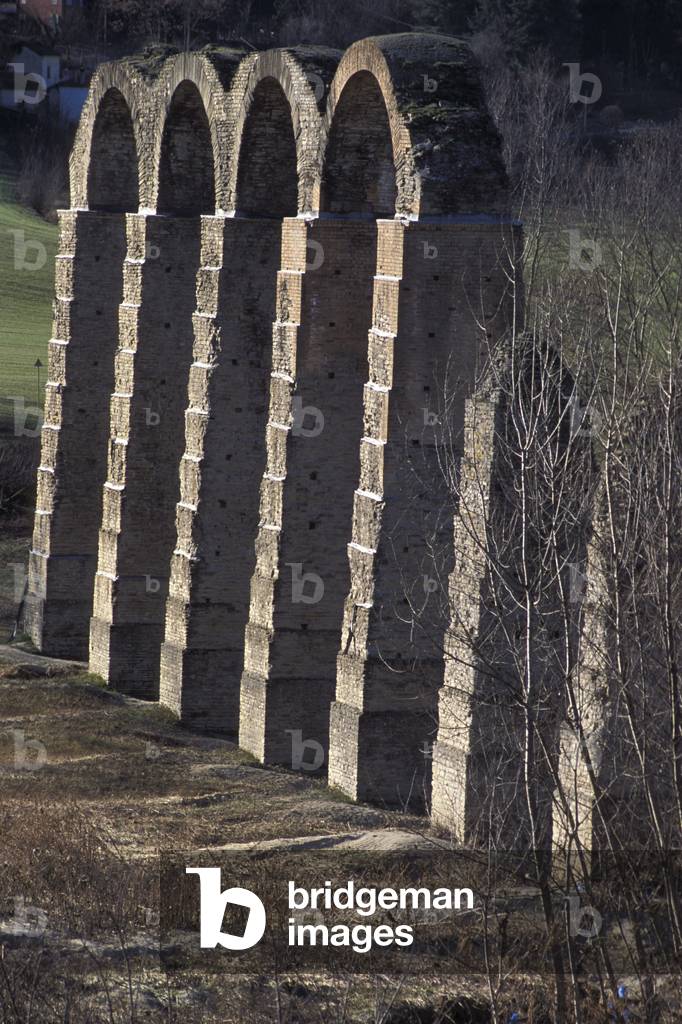 Roman aqueduct, Acqui Terme, Piedmont, Italy.