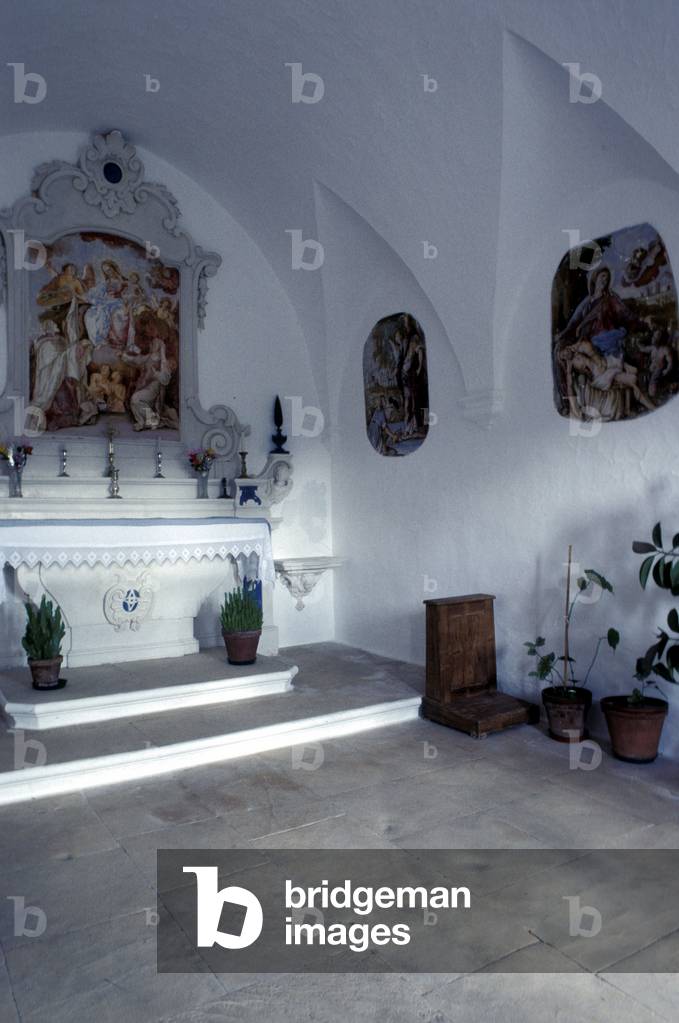 Masella farm, chapel, Martina Franca, Val d'Itria, Puglia, Italy