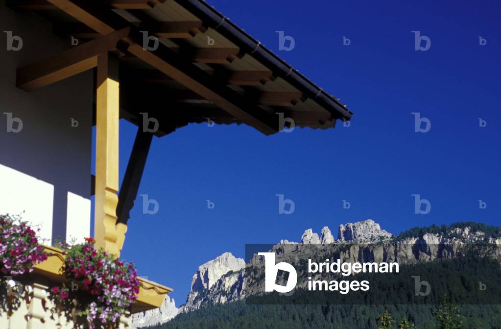 House, Vigo di Fassa, Val di Fassa, Trentino Alto-Adige, Italy
