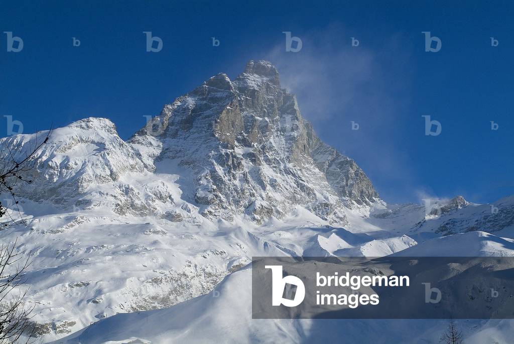 Matterhorn mountain, Breuil Cervinia, Val Tournenche, Valle d'Aosta, Italy