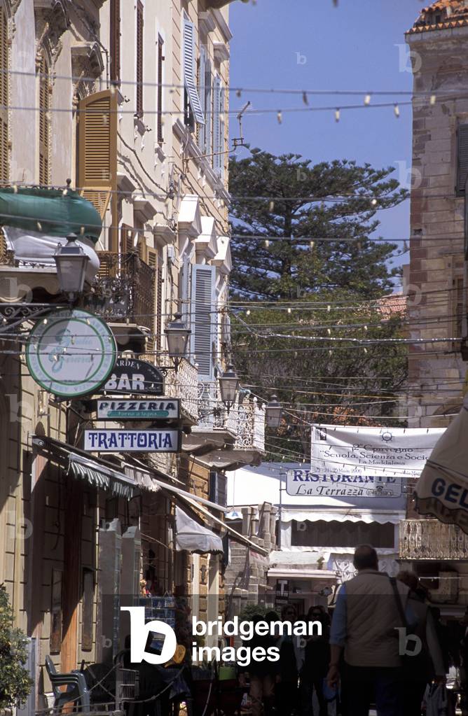Historical centre, La Maddalena island, Sardinia, Italy