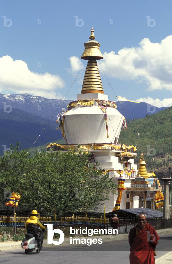 Memorial Stupa, Timphu, Kingdom of Bhutan, People's Republic of China, South Asia, Asia