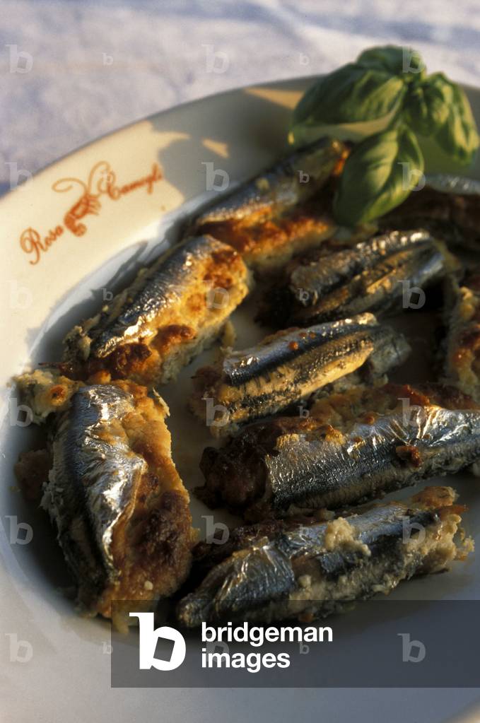 Anchovies, Camogli, Liguria, Italy