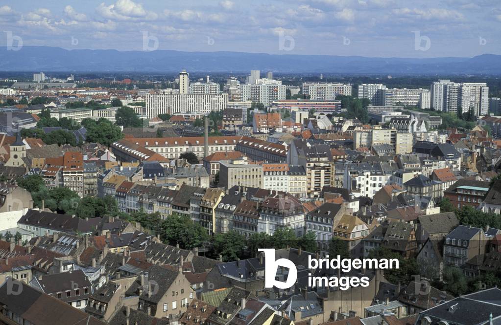 town view, strasbourg, france