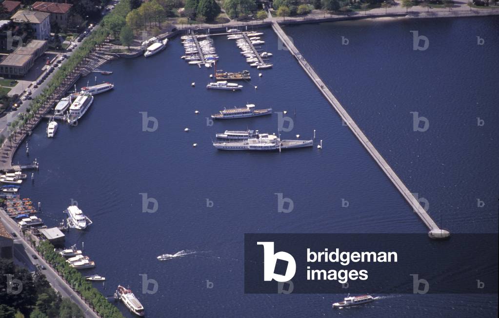 Breakwater, Como, Como Lake, Lombardy, Italy