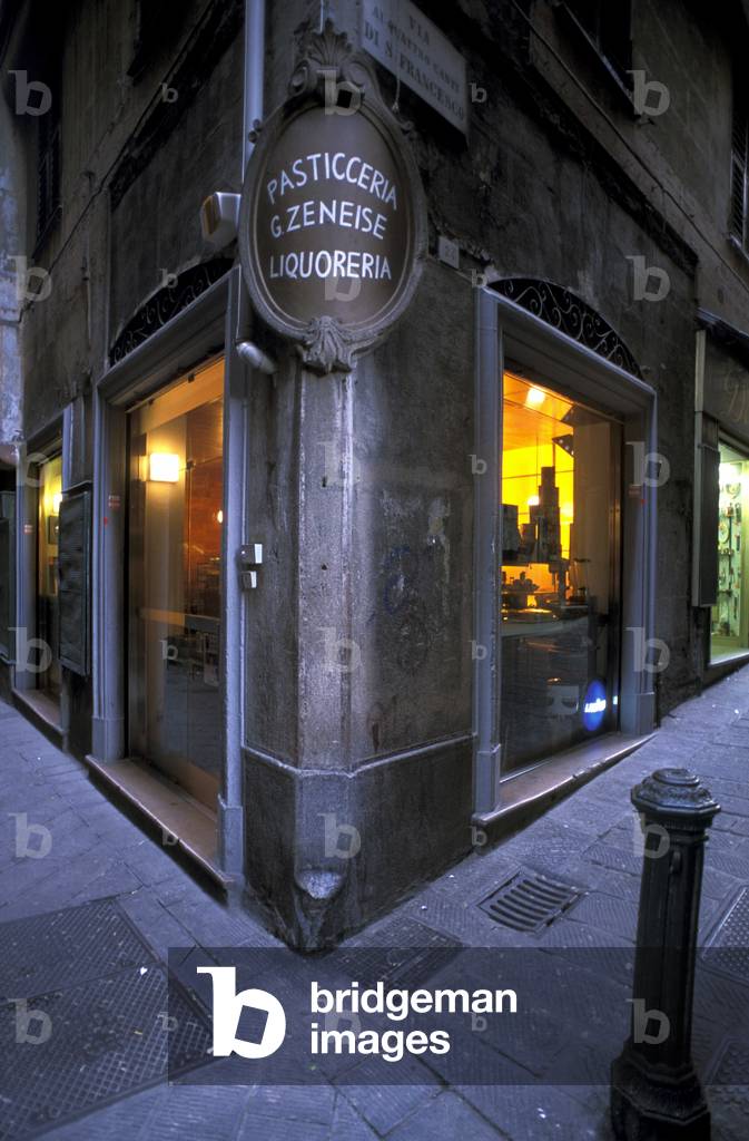 Zeneise confectioner's shop, Genoa, Ligury, Italy