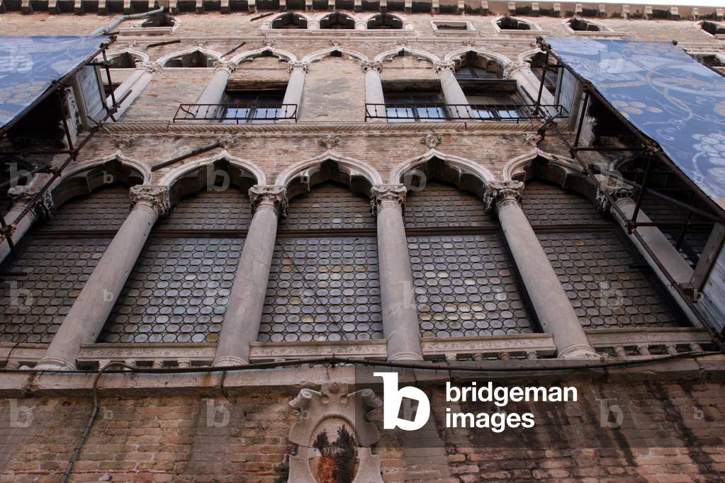 Fortuny Museum in the Palazzo Fortuny Sestiere San Marco, Venice Italy.