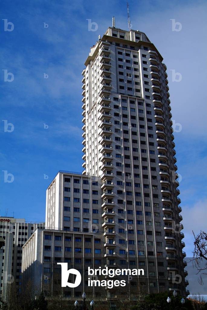 Modern building, Madrid, Spain, Europe