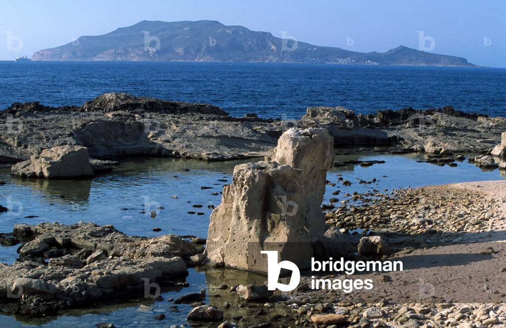 Rocks, Favignana, Sicily, Italy