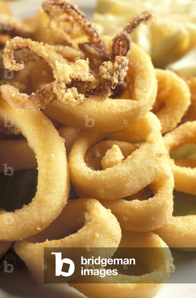 Mixed fry, Il Saraceno restaurant, Lampedusa island, Sicily, Italy