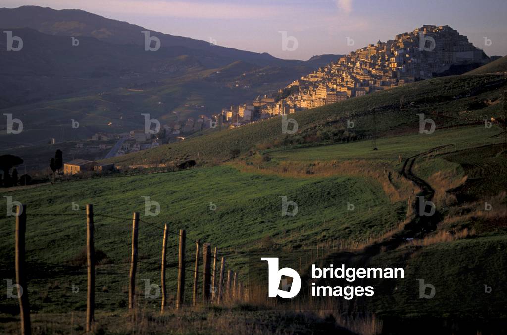Landscape, Gangi, Sicily, Italy