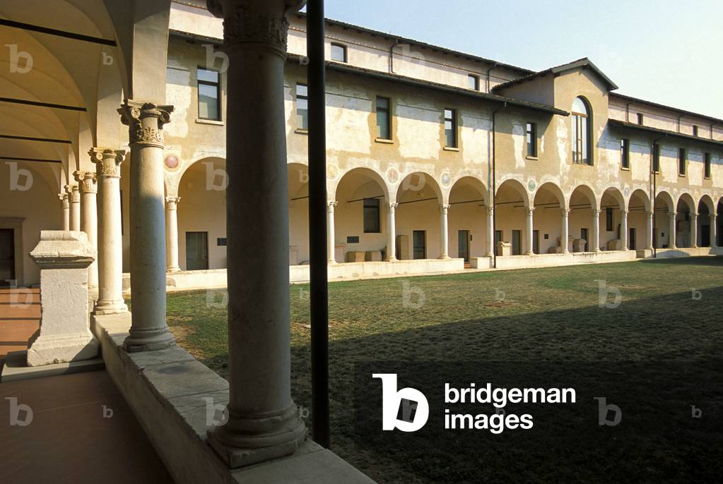 Third cloister, Santa Giulia monastery, Brescia, Lombardy, Italy