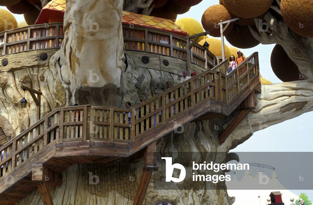 Prezzemolo tree, Gardaland amusement park, Castelnuovo del Garda, Veneto, Italy