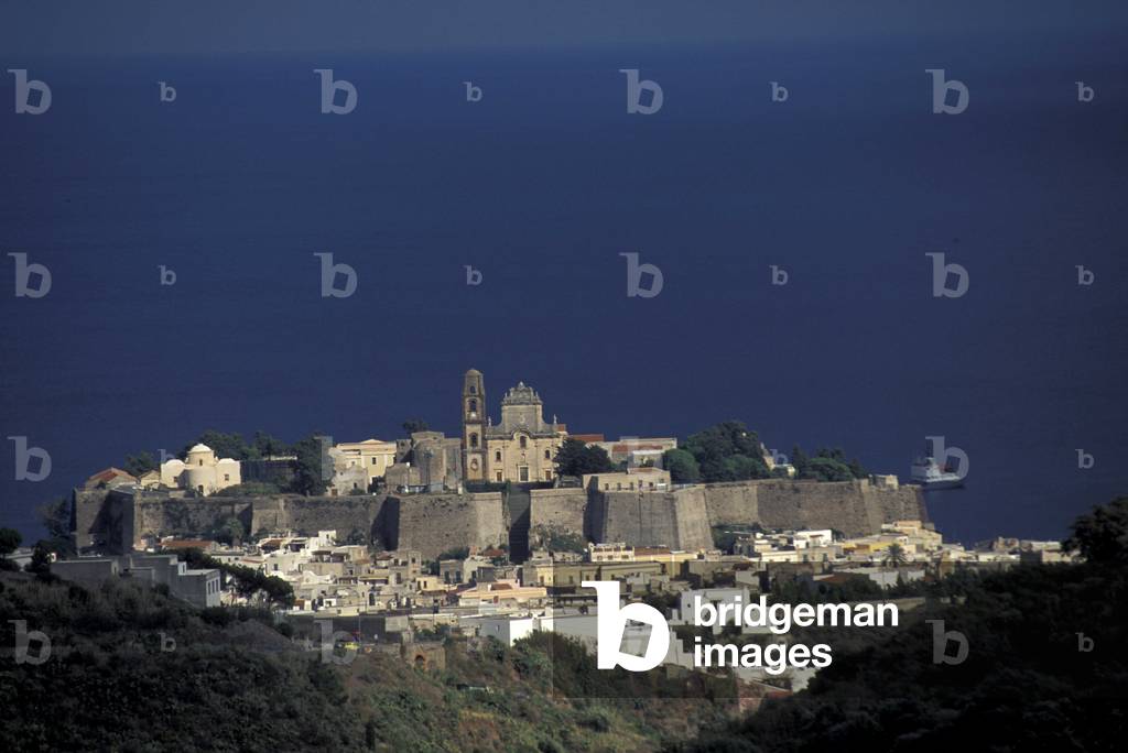 Cittadella, Lipari island, Aeolian islands, Sicily, Italy
