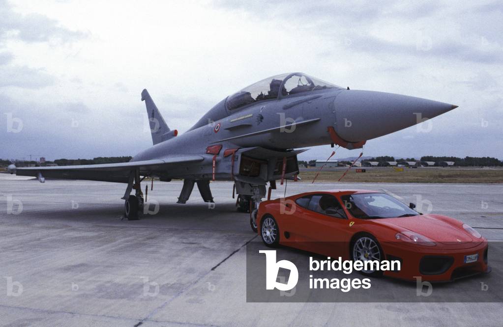 Ferrari 360 Modena Challenge and Typhoon 4o Stormo, World Finals 2004, Monza, Lombardy, Italy