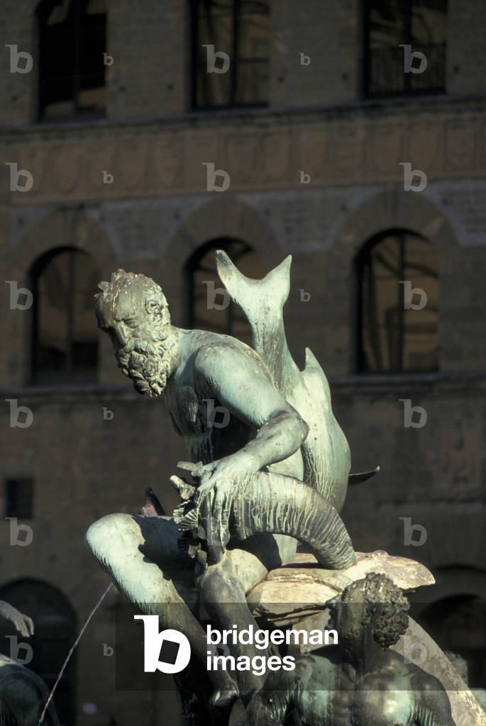 Fontana Biancone, Piazza della Signoria, Florence, Tuscany, Italy