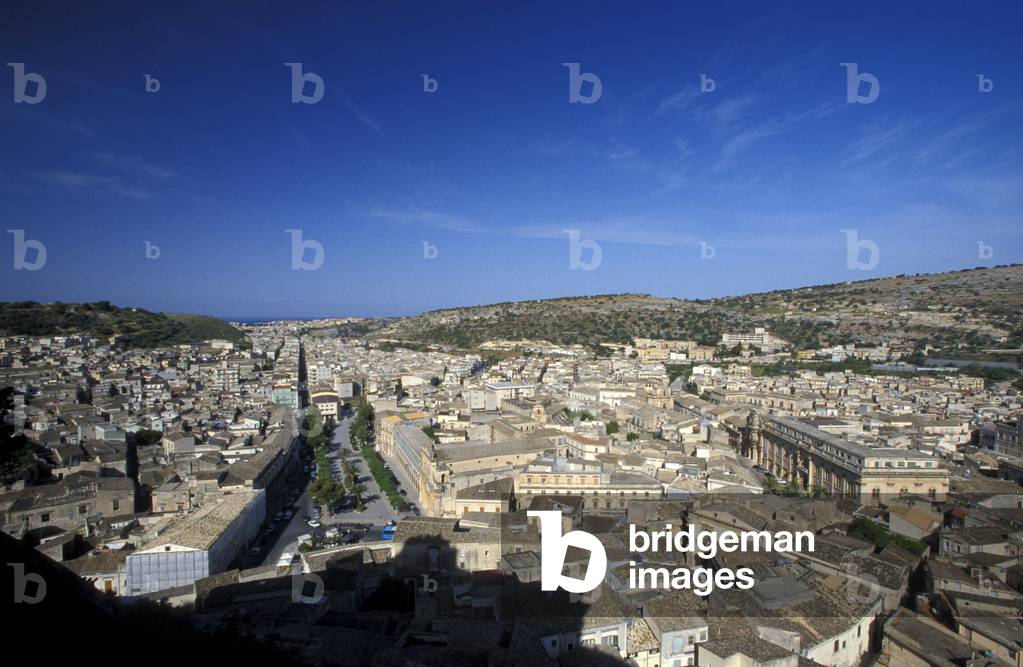 Cityscape, Scicli, Sicily, Italy