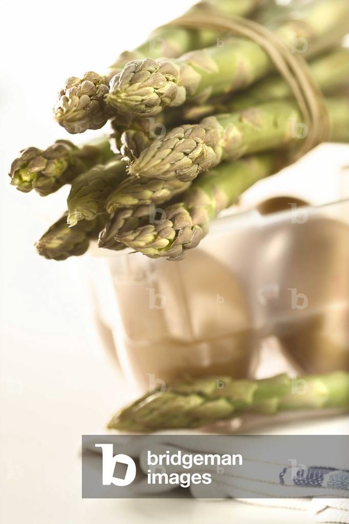 Sparrow-grass with eggs, Italy.