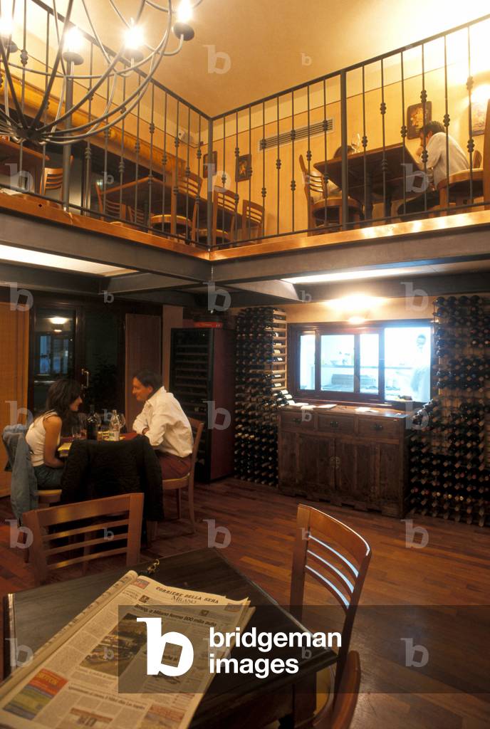 Sempione 42 wine bar, Milan, Lombardy, Italy.