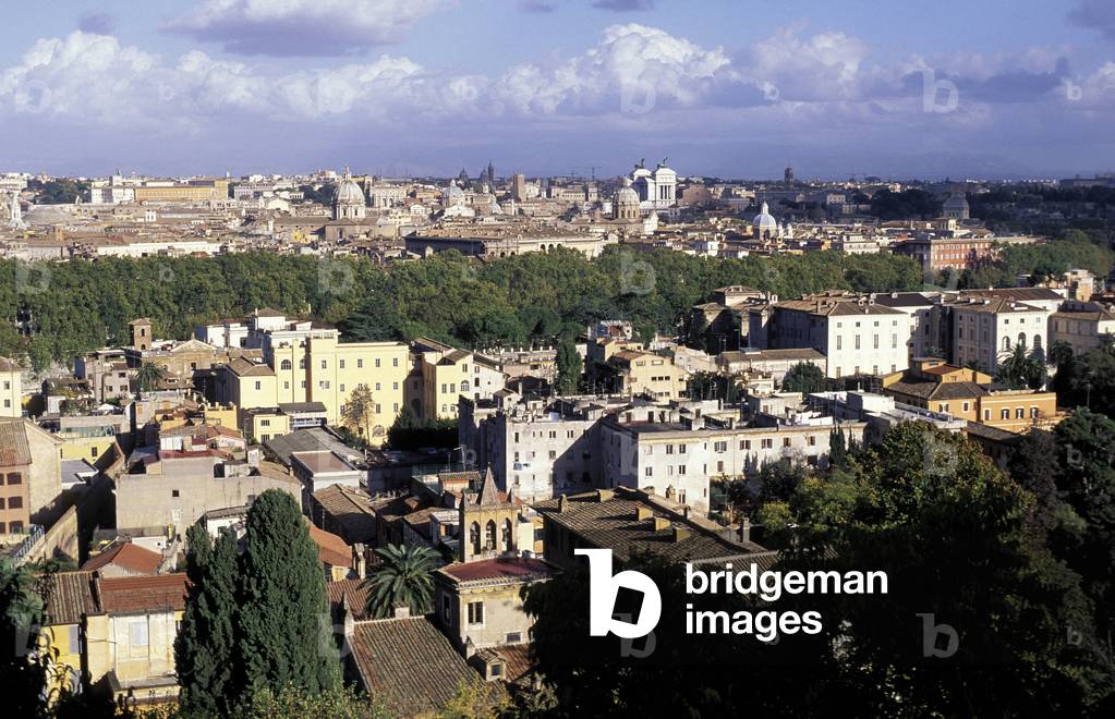 City view, Gianicolo, Rome, Lazio, Italy