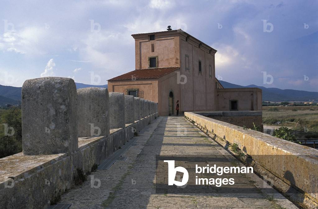 Fabbrica delle Cateratte, Casa Rossa, Castiglione della Pescaia, Tuscany, Italy