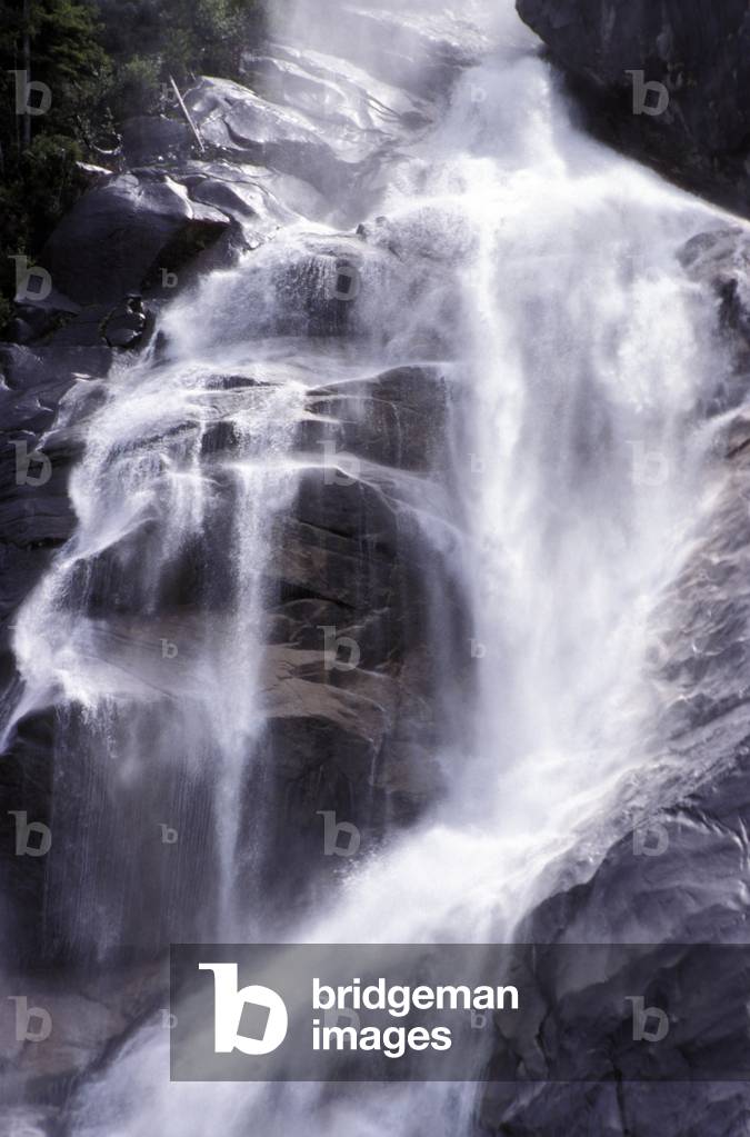 Shannon Falls, Whistler, Canada, North America