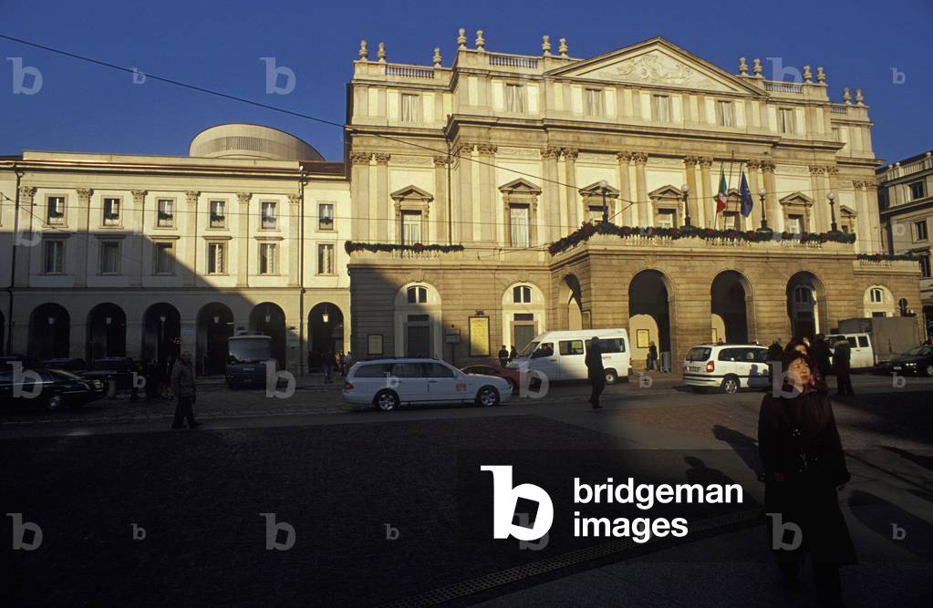 La Scala theatre, Milan, Lombardy, Italy