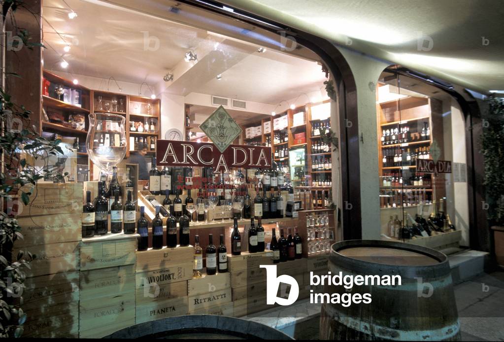 Arcadia wine restaurant, Milan, Lombardy, Italy