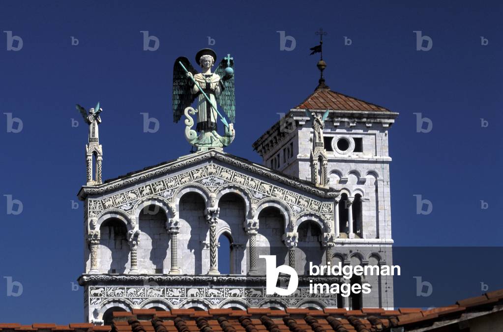 San Michele in Foro church, Lucca, Tuscany, Italy
