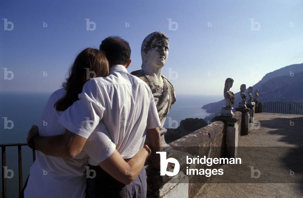 Belvedere dell'Infinito, Villa Cimbrone, Ravello, Campania, Italy