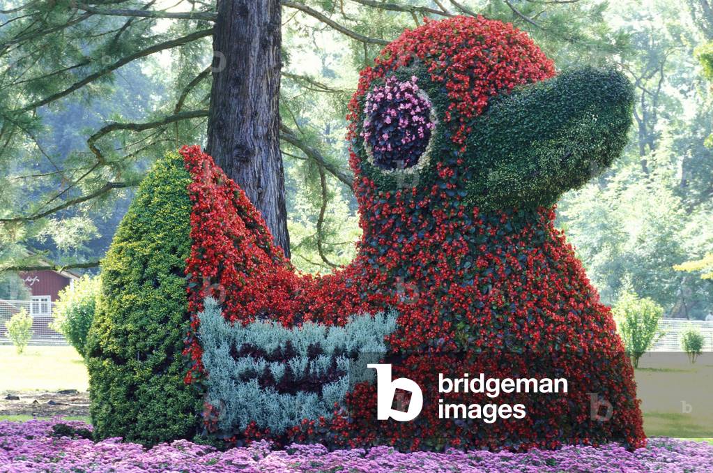 Topiary art, Mainau Island, Germany, Europe