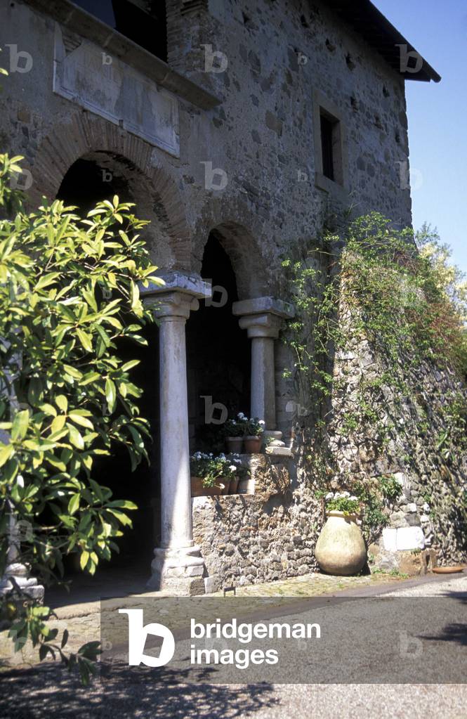Garden of San Liberato, Bracciano, Roma, Lazio, Italy.