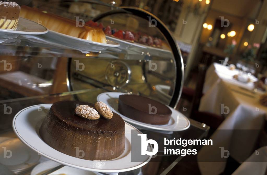 Bonet cake, Turin, Piedmont, Italy