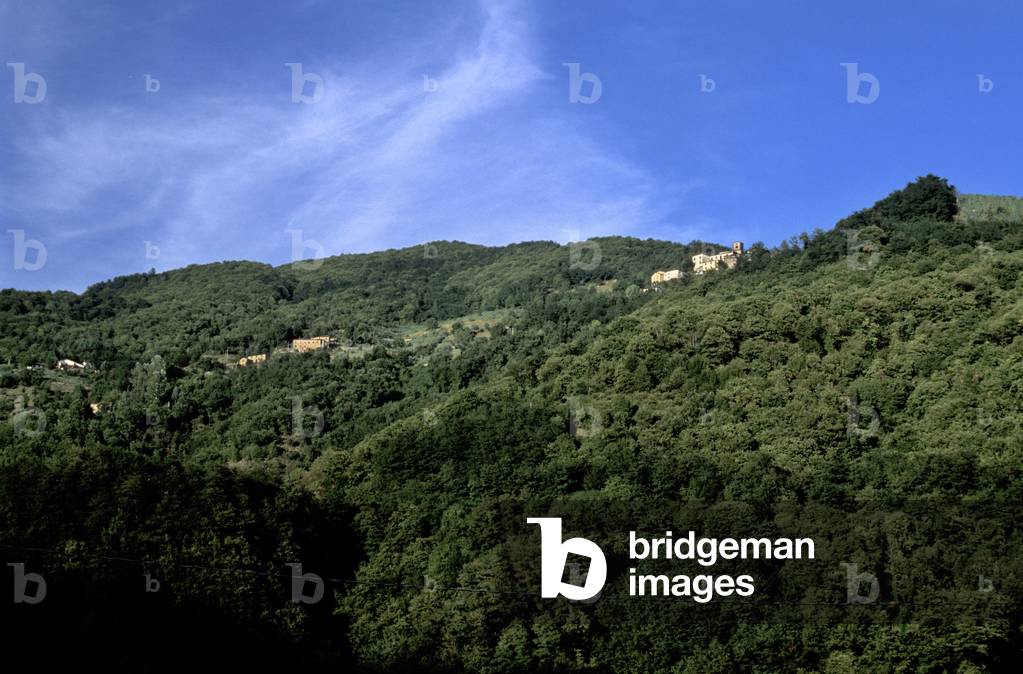 Landscape, Garfagnana, Tuscany, Italy